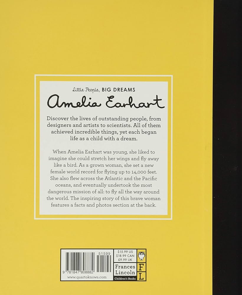 Little People, Big Dreams Amelia Earhart
