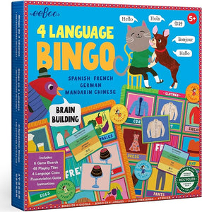 4 Language Bingo