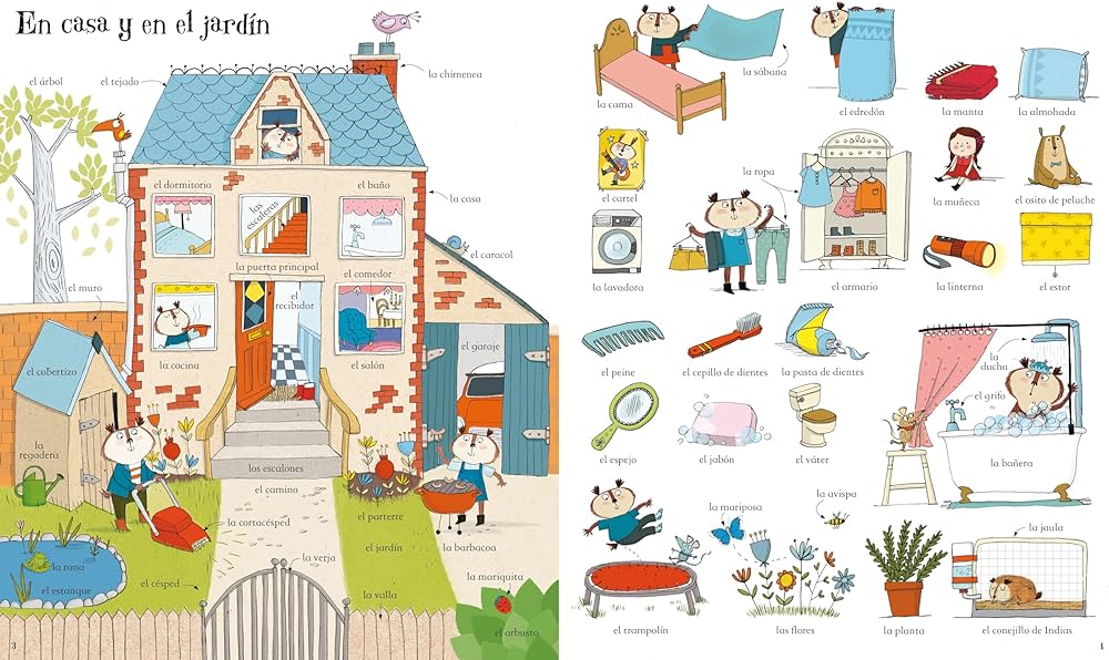 Usborne Big Book of Spanish Words