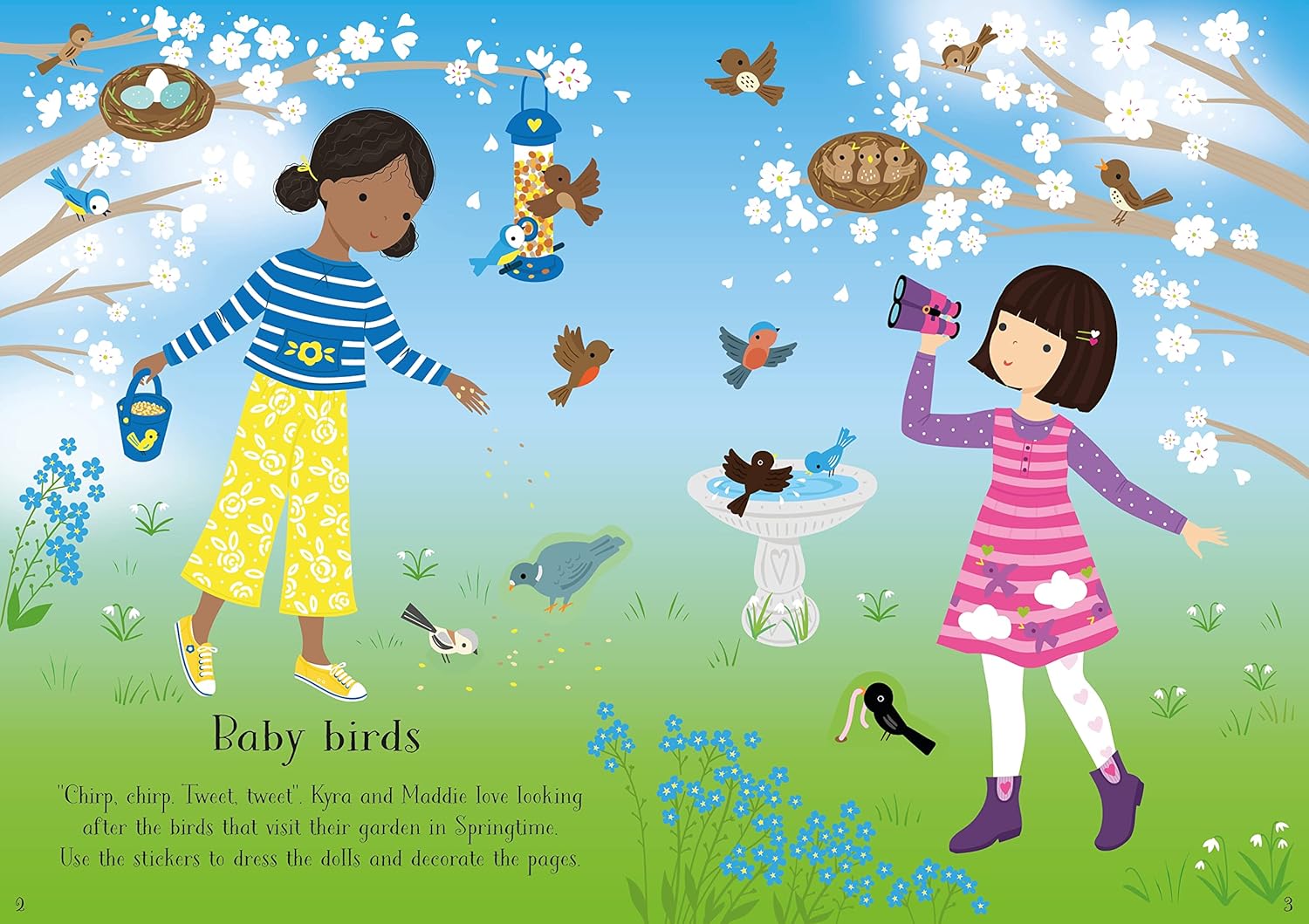 Little Sticker Dolly Dressing - Easter