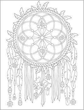 Creative Haven Dazzling Dreamcatchers Coloring Book