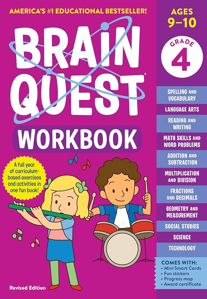 Brain Quest Workbook Grade 4