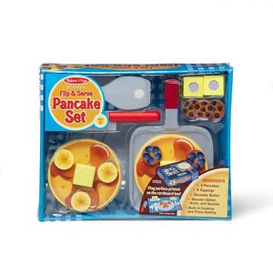 Wooden Flip & Serve Pancake. Set