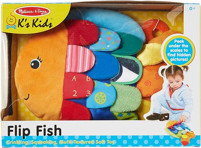 Flip Fish Soft Baby Toy