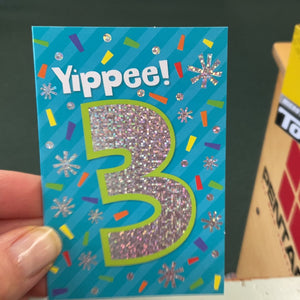 Age 3 Enclosure Card