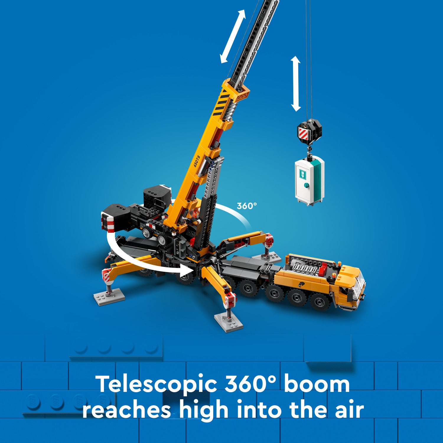 LEGO Yellow Mobile Construction Crane