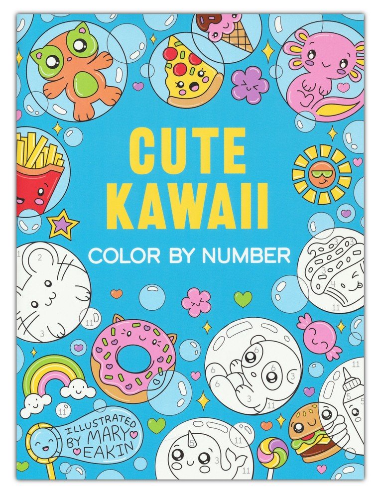 Cute Kawaii Color By Number