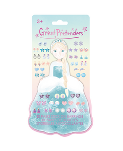 Frosty Sister Stick on Earrings