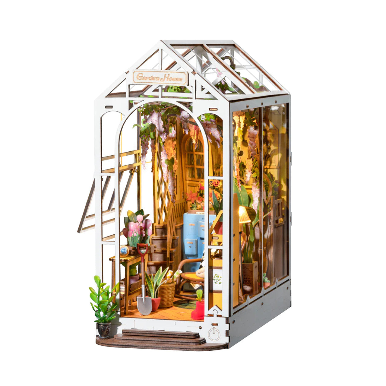DIY Miniature Book Nook Kit - Garden House