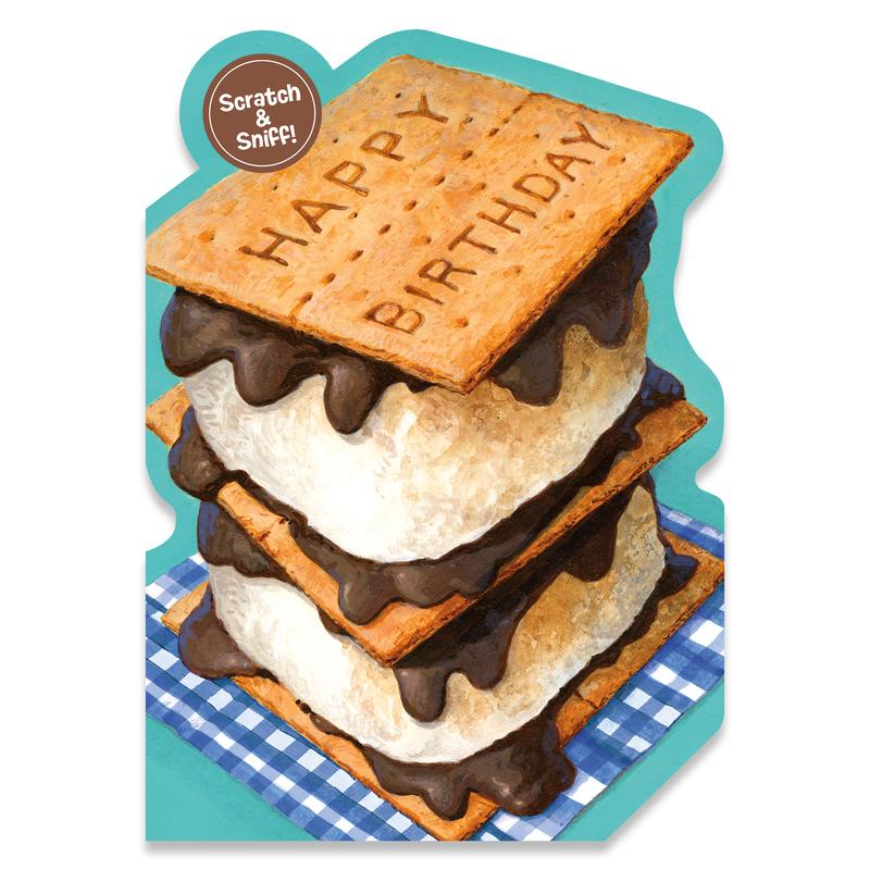 Scratch & Sniff S'mores Enclosure Card