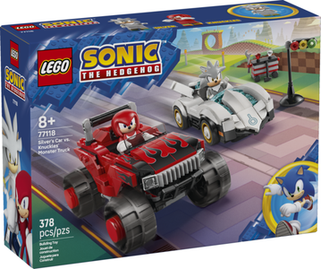 LEGO Silver's Car vs. Knuckles Monster Truck