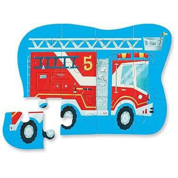 Fire Truck 12 Piece Jigsaw Puzzle