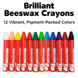Beeswax Crayons in Storage Case - Default