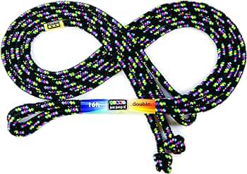 Double Jump Rope 16' - Black
