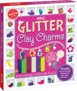 Make Glitter Clay Charms