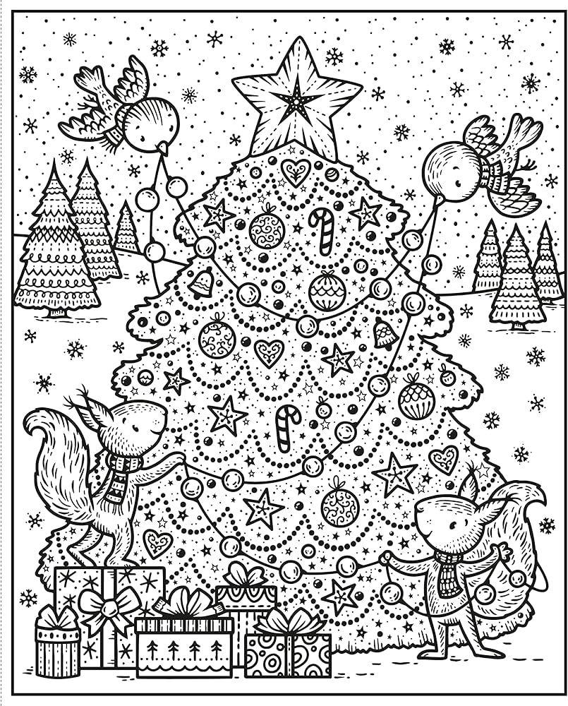 Magic Painting Book - Enchanted Christmas