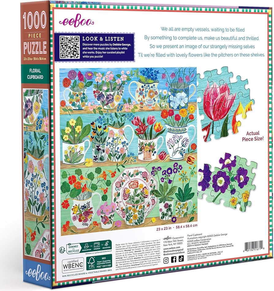 Floral Cupboard - 1000pc