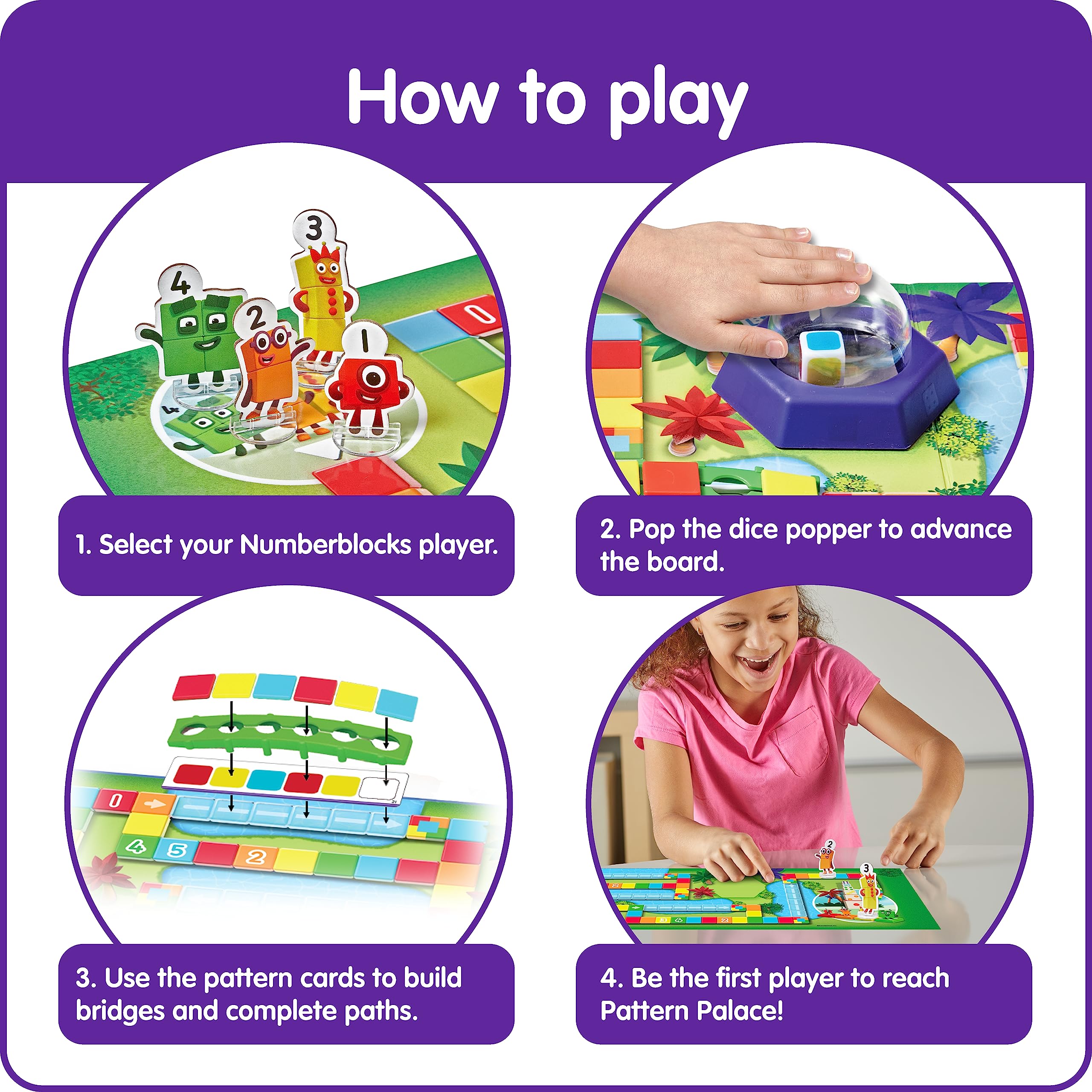 Numberblocks Pattern Palace Board Game