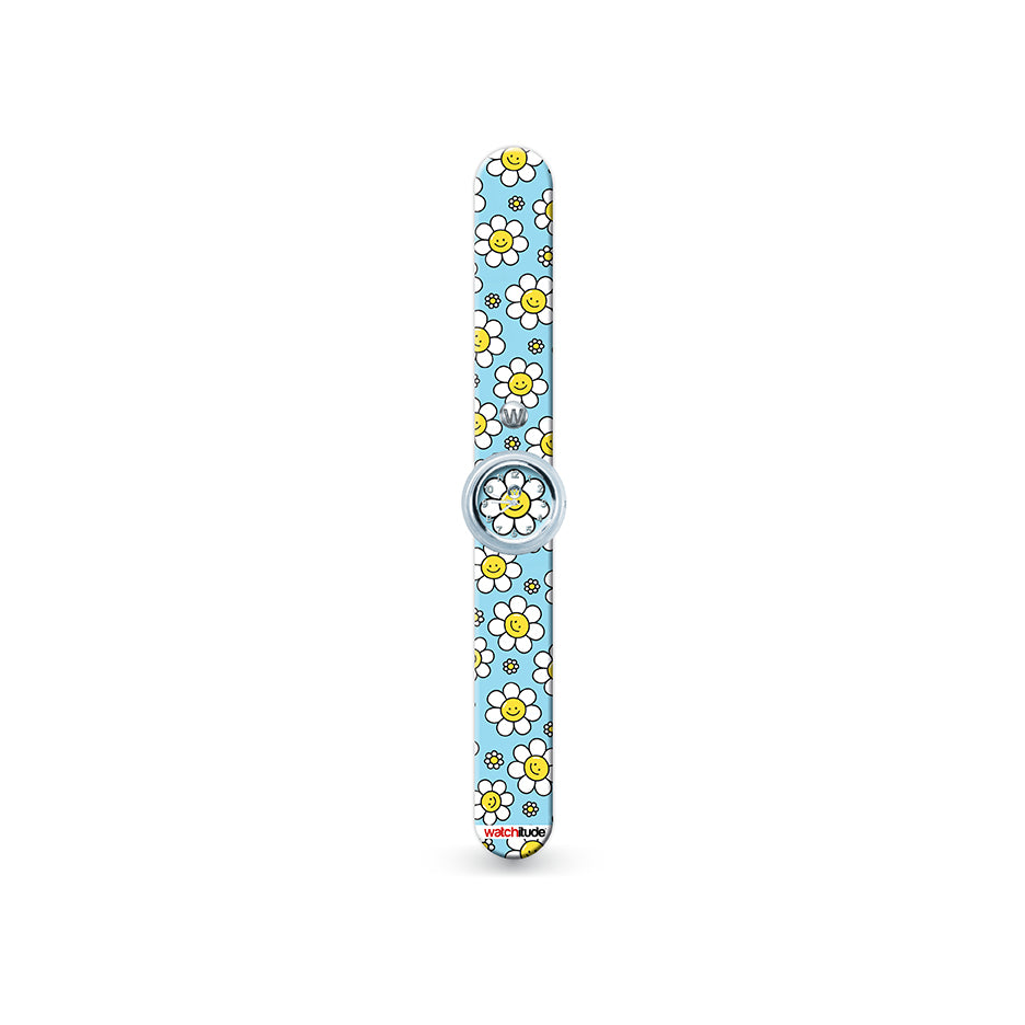 Watchitude Slap  Watch - Happy Flowers