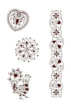 Tattoos - Glitter Henna