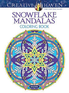 Creative Haven Snowflakes Mandalas Coloring Book