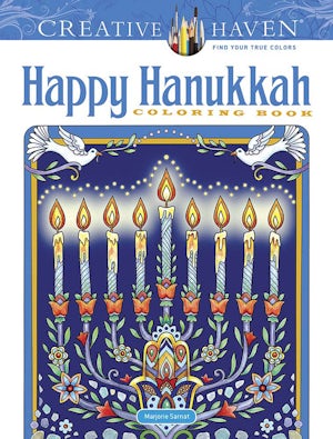 Happy Hanukkah Coloring Book
