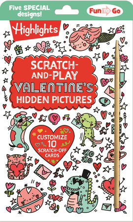 Scratch and Play Valentine's Hidden Pictures