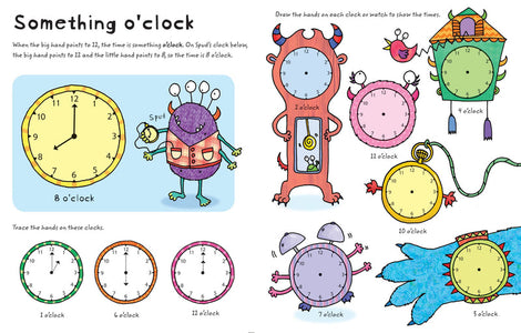 Usborne Wipe-clean - Telling the Time