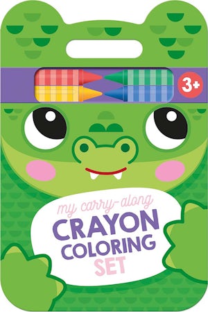 My Carry-Along Crayon Coloring Set - Crocodile
