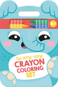 My Carry-Along Crayon Coloring Set - Elephant