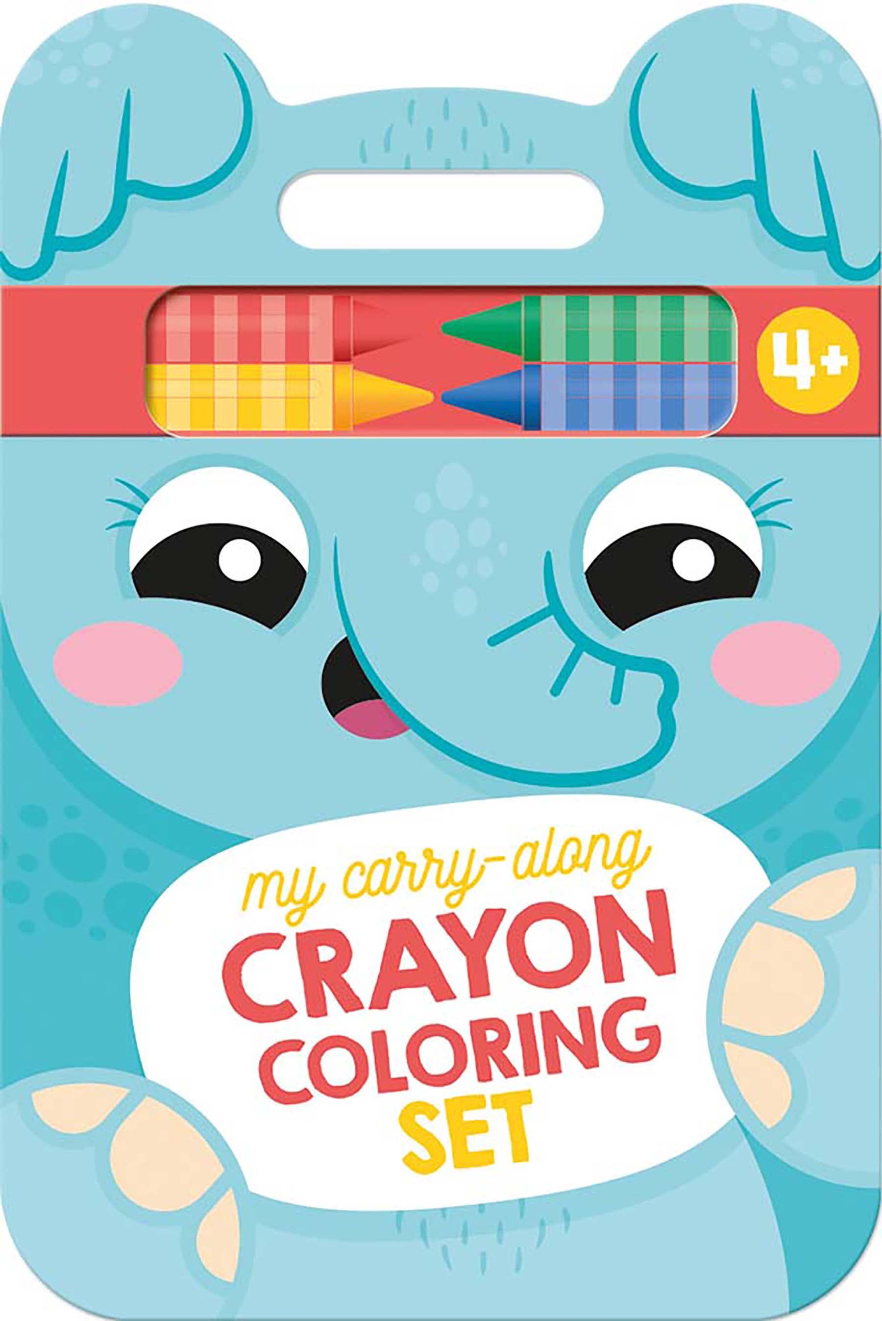 My Carry-Along Crayon Coloring Set - Elephant