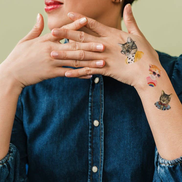 Tattoo Sheet - Cat People