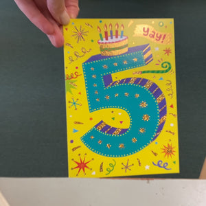 Age 5 Card