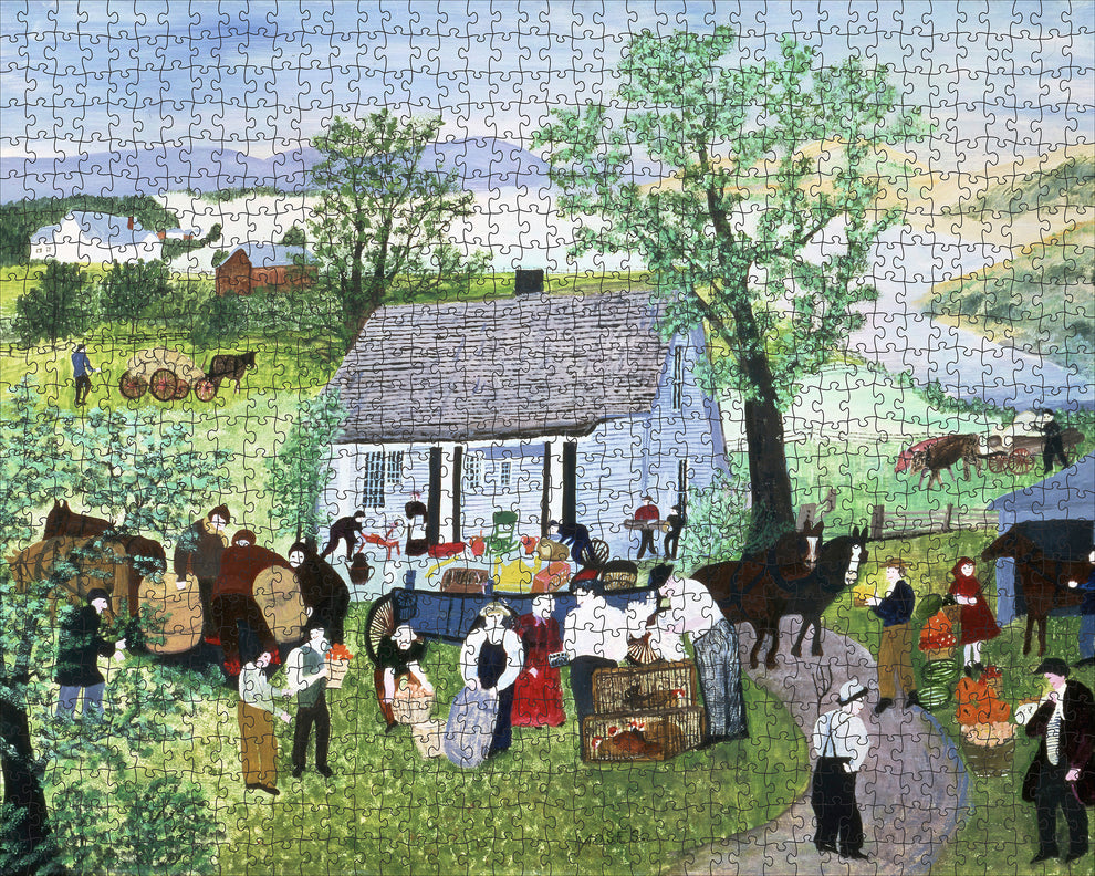 Grandma Moses: Moving Day on the  Farm 1000-Piece J