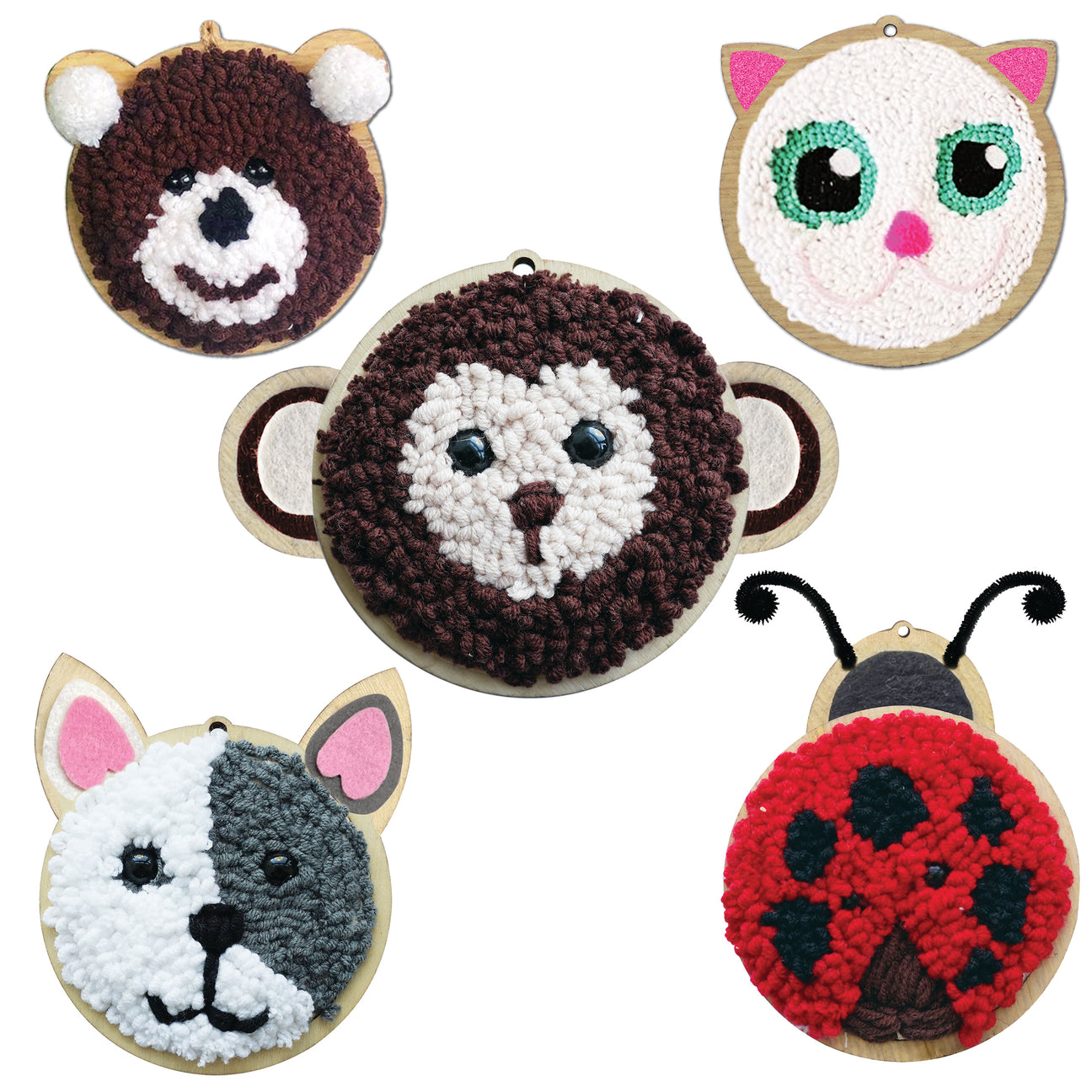 DIY Punch Needle Embroidery Set Asst