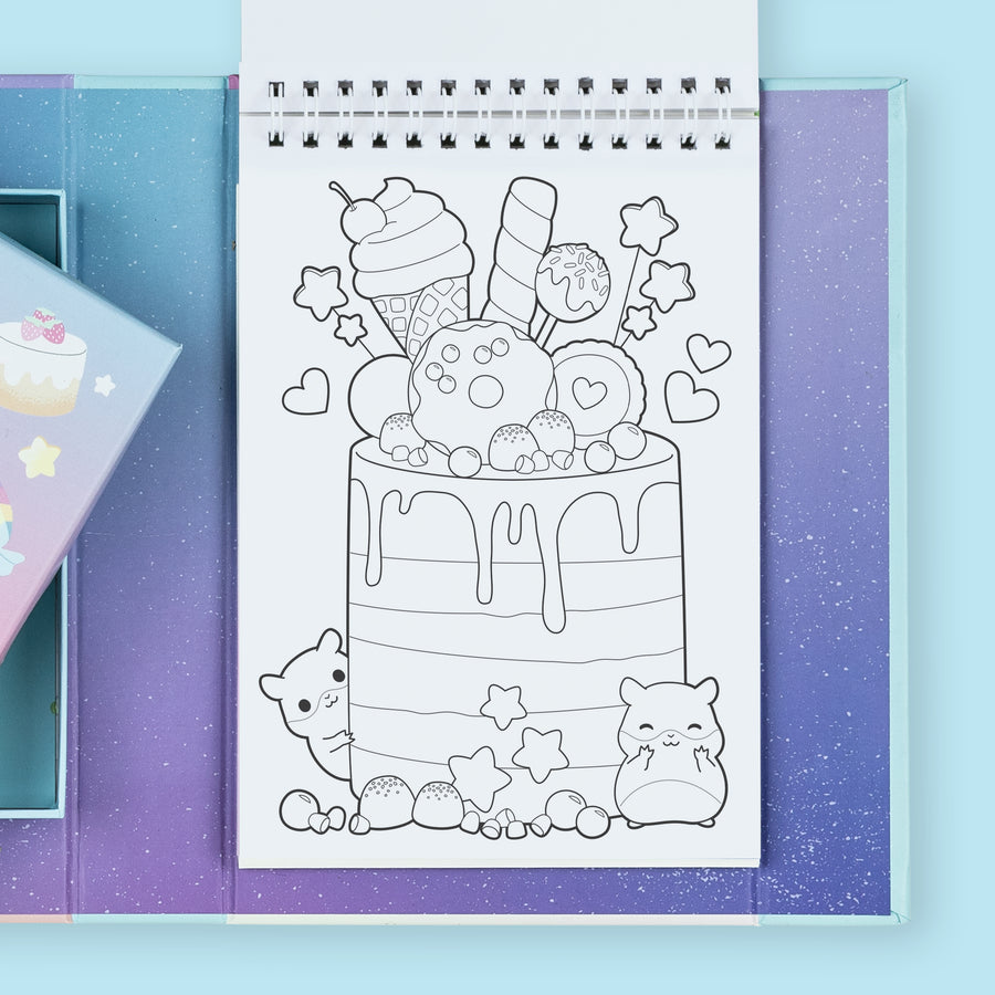 Colouring Set - Pastel - Kawaii Cafe