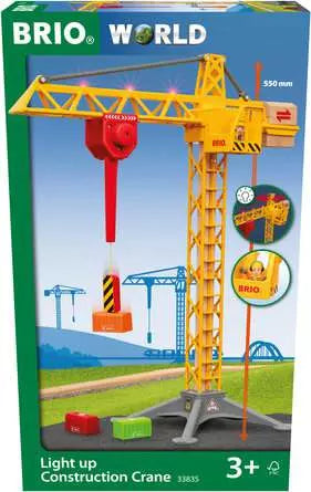 BRIO Light Up Construction Crane