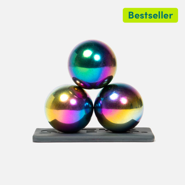 Speks Supers 33mm Magnet Balls, Oil Slick 3-pack