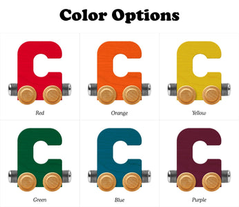 Name Train Bright Letter C