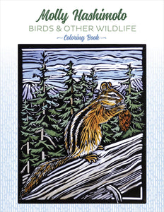 Molly Hashimoto Birds & Other Wildlife Coloring Book