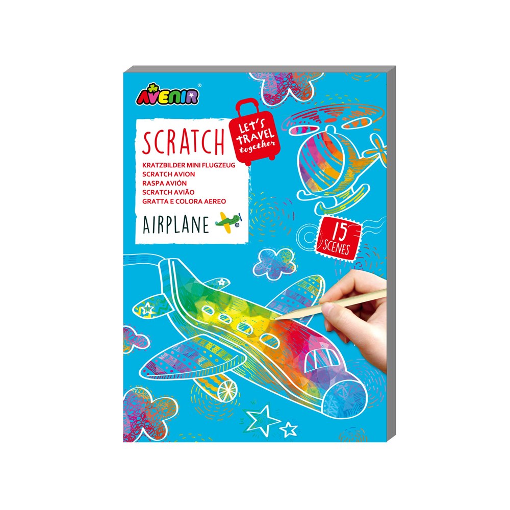 Mini Scratch Book - Mini Airplane