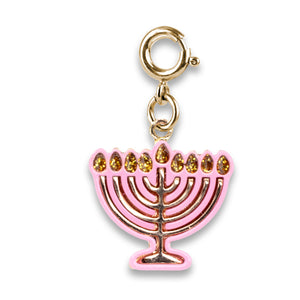 Charm - Gold Menorah