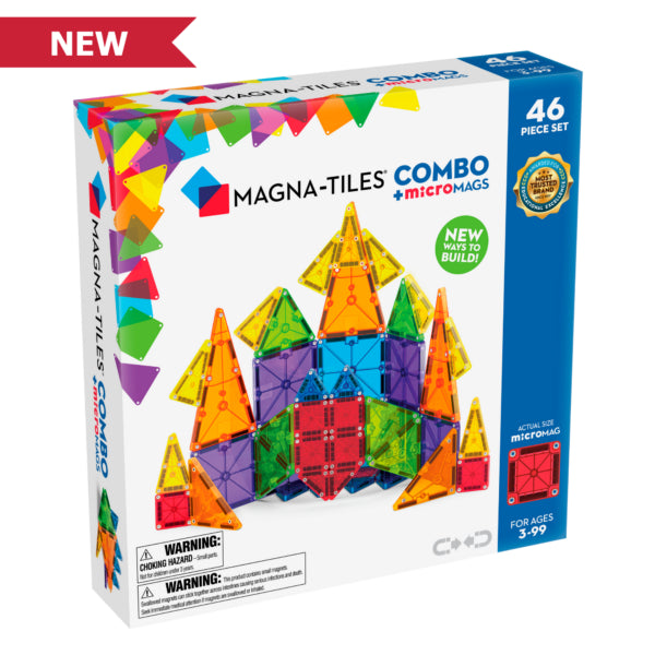 Magna-Tiles Micro Mags 46 Pc Combo Set