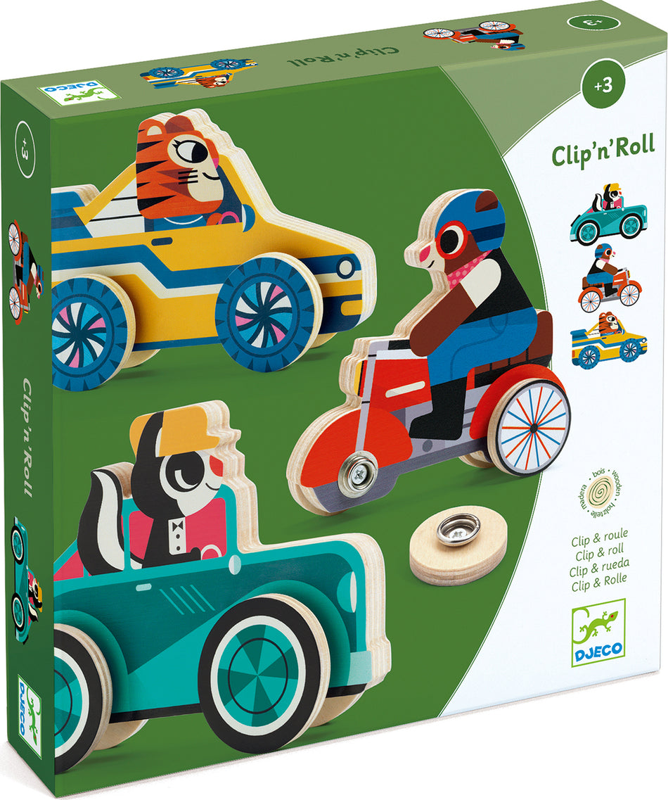 Clipacar Snapping Wheels Skills Board