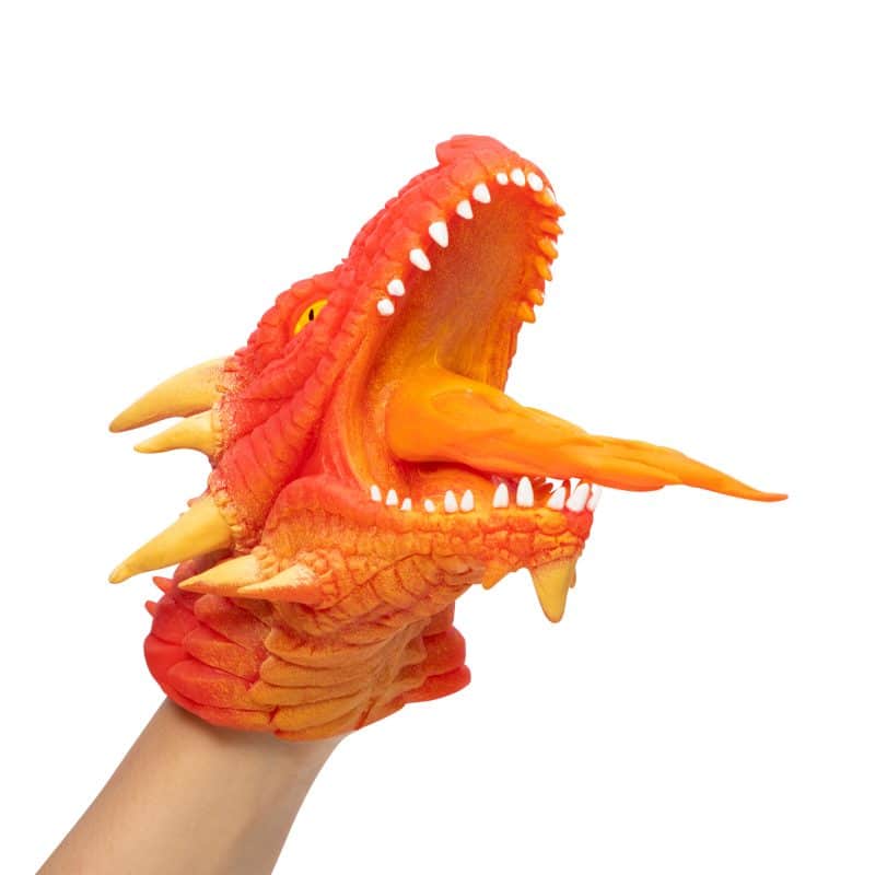 Ferocious Fire Breathing Dragon Hand Puppet