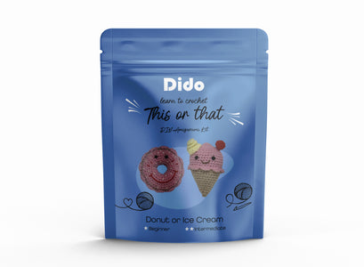 Dido DIY Amigurumi Kit Donut or I  ce Cream