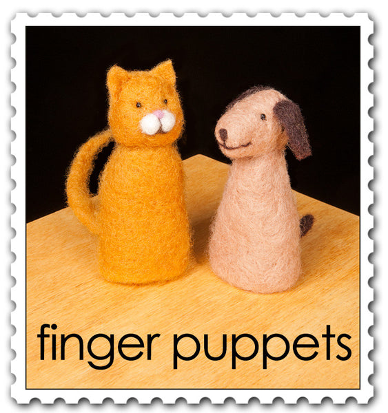 Needle Felting Kit - Finger Puppets