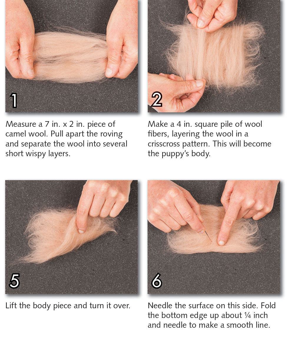 Needle Felting Kit - Finger Puppets