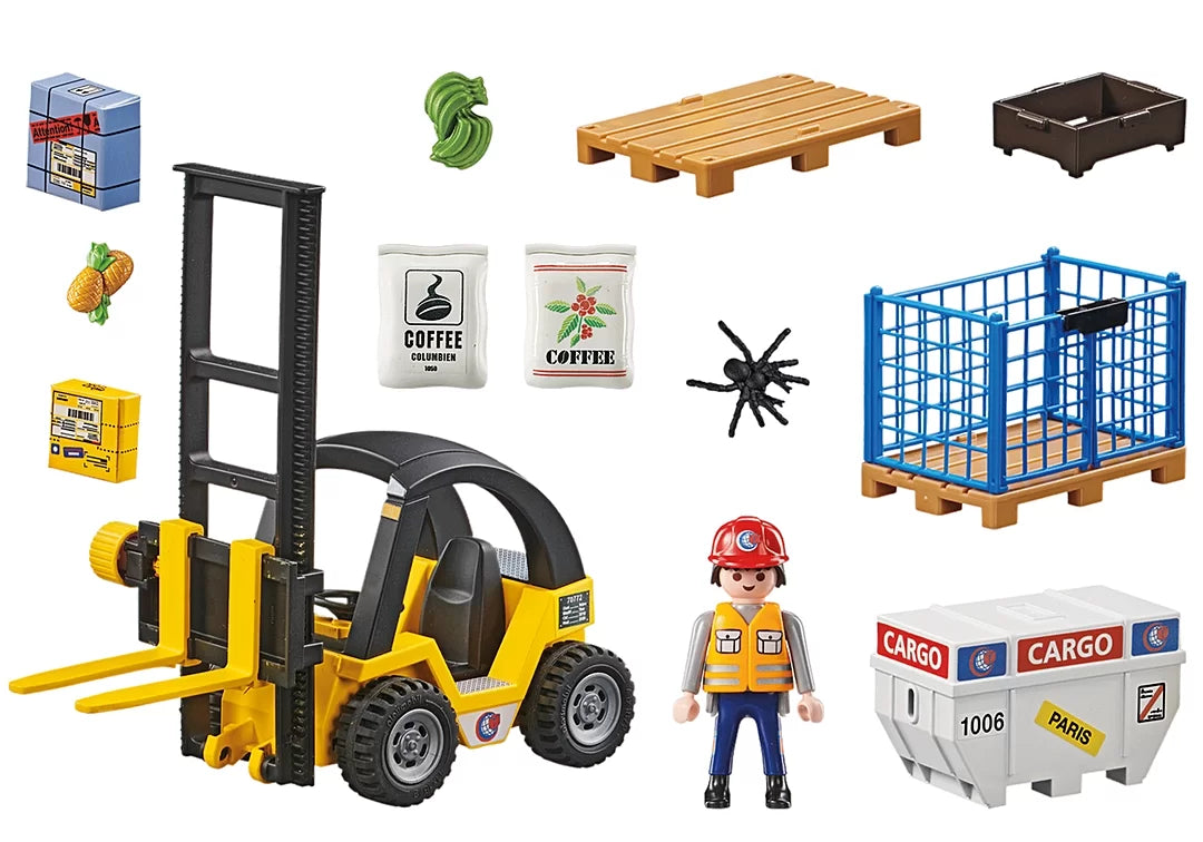 Forklift Truck w/Cargo