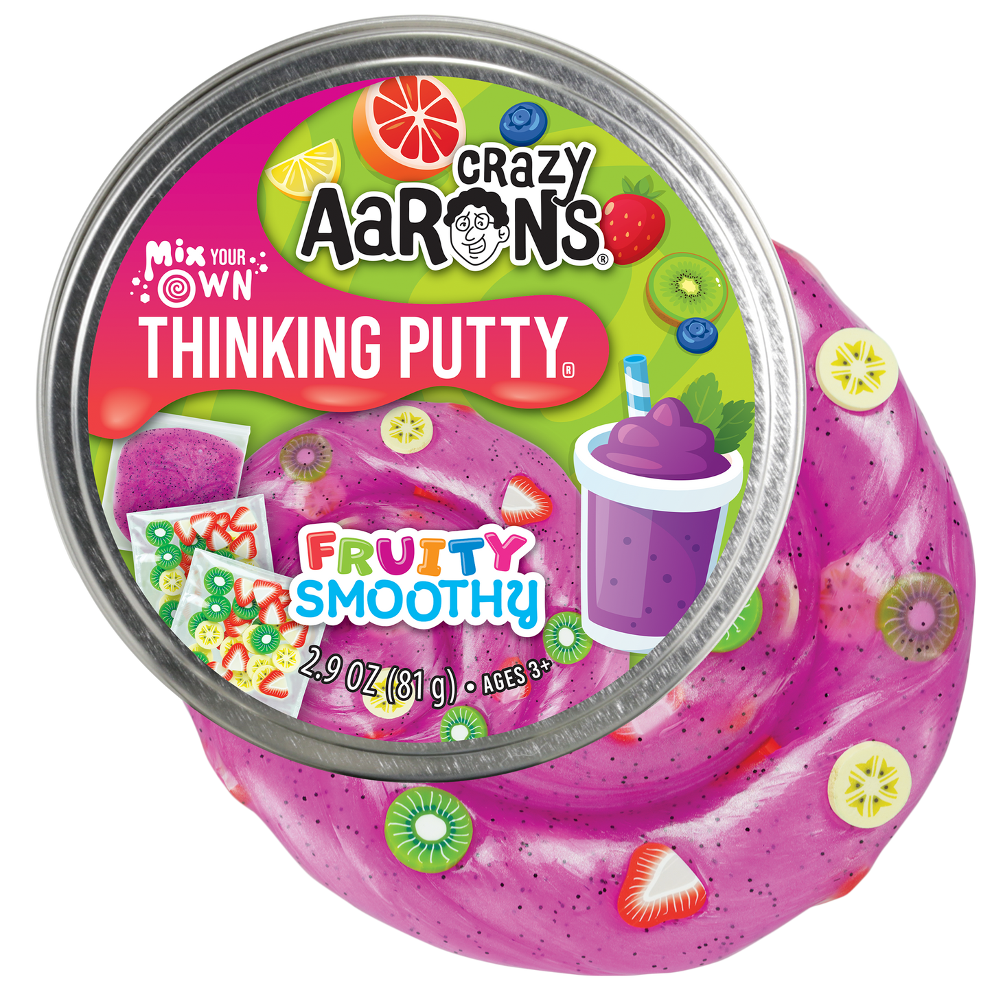 4" Thinking Putty - Fruity Smoothy Mix-It